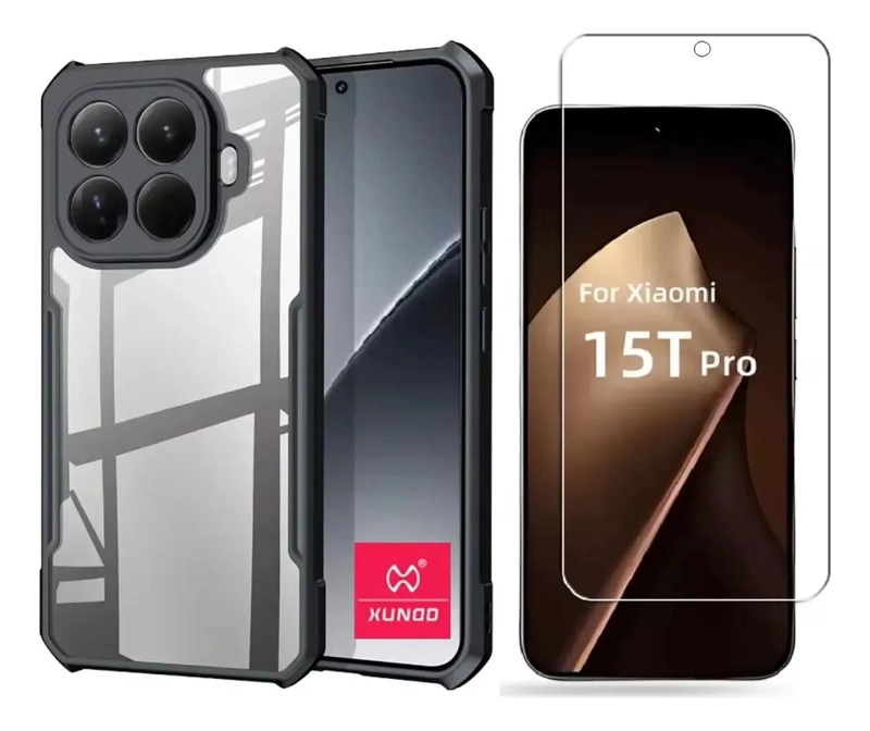 FUNDA REFORZADA CON MICA DE VIDRIO PARA XIAOMI 15T PRO - 1