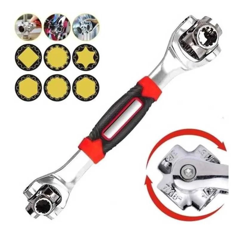 LLAVE MULTIFUNCIONAL 48 EN 1 CON 2 CABEZALES - 1