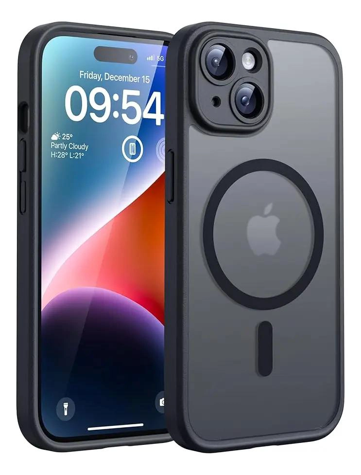 GENÉRICO CARCASA CON MAGSAFE Y PROTECTOR DE CAMARA PARA IPHONE