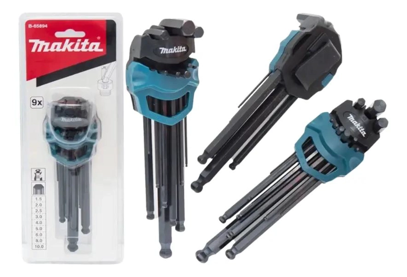 SET DE LLAVES ALLEN HEXAGONALES 9 PIEZAS 1.5 A 10 MM - 4