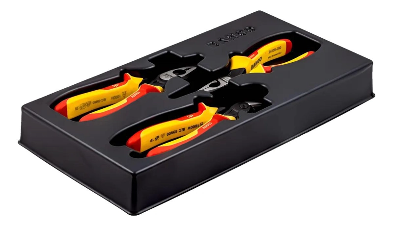 JUEGO DE ALICATES AISLADOS 1000V 3 PIEZAS - 3