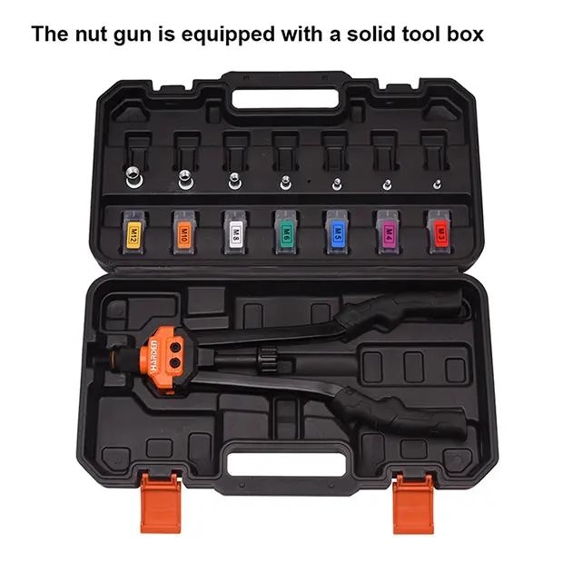 REMACHADORA PARA TUERCAS M3 A M12 16 PULGADAS CON 7 BOQÜ - 2