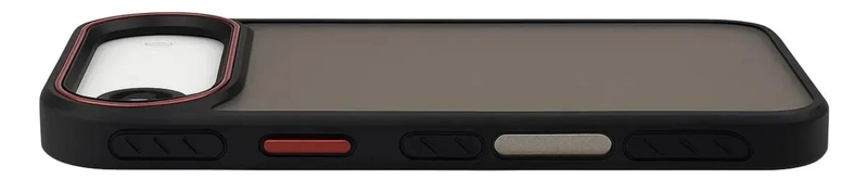 CARCASA MATTE ANTIGOLPES CON BORDE COLOR PARA IPHONE 17 - 3