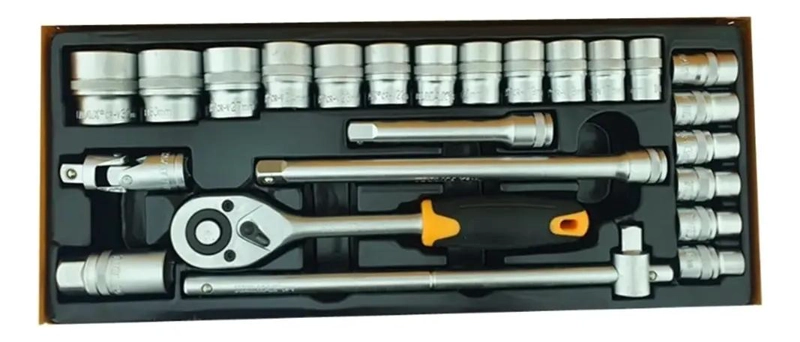 SET DE DADOS HEXAGONALES 1/2 PULGADA 24 PIEZAS - 2
