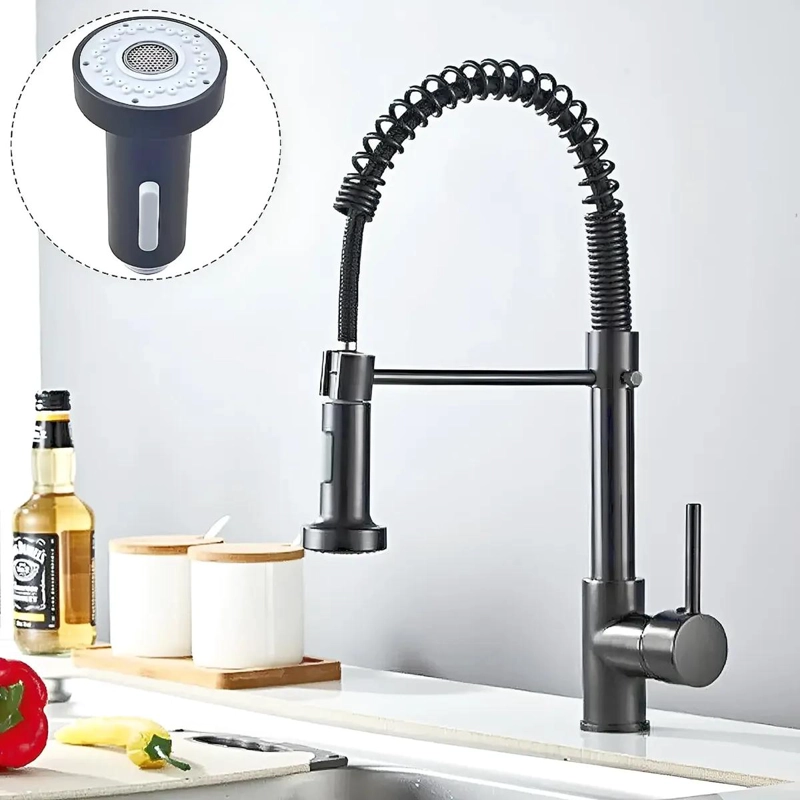 BOQUILLA REPUESTO LLAVE MONOMANDO NEGRO MATE - 3