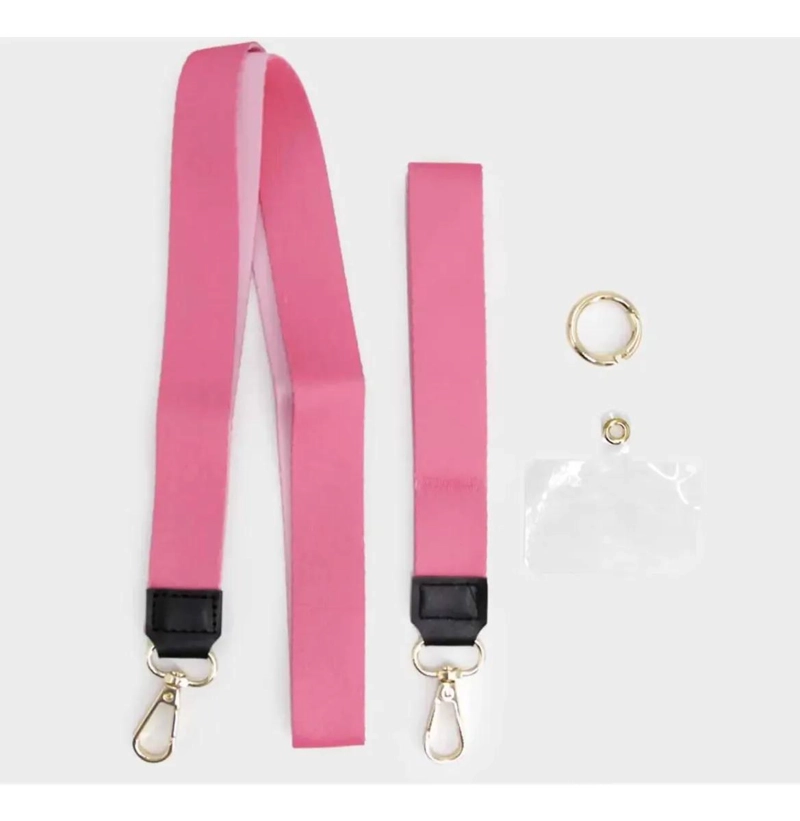 GENÉRICO STRAP COLGANTE DOBLE PARA CELULAR COLOR ROSADO