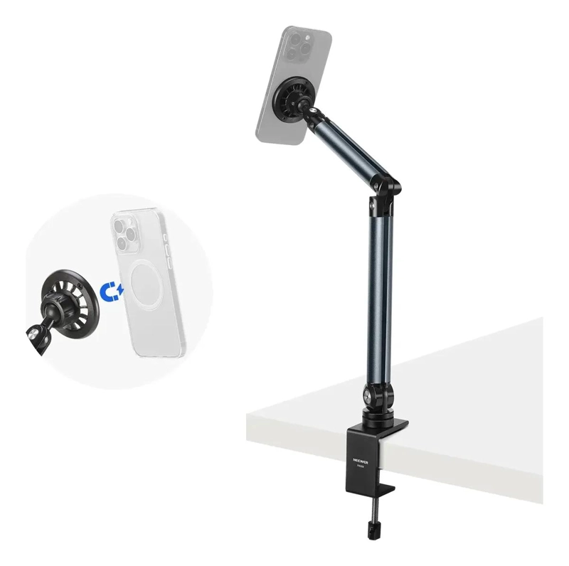 SOPORTE MAGNE TICO PARA CELULAR DE ESCRITORIO Y CAMA - 1