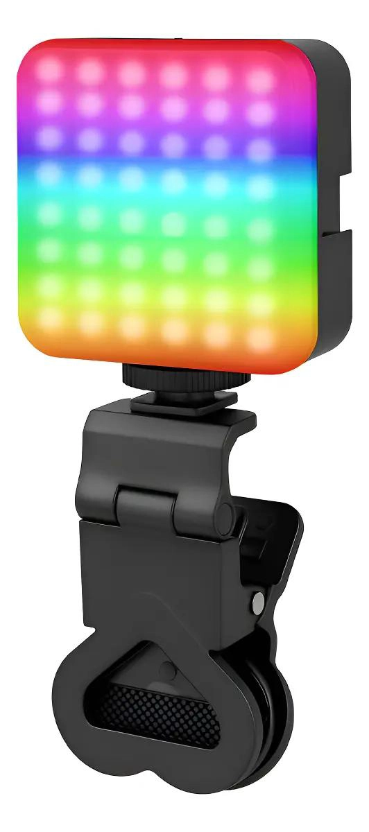 GENÉRICO LUZ LED RECARGABLE QX-16 FOCO RGB PARA SELFIES