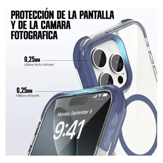 CARCASA ANTIGOLPES MAGNE TICA PARA IPHONE 16 - 4