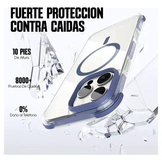 CARCASA ANTIGOLPES MAGNE TICA PARA IPHONE 16 - 5