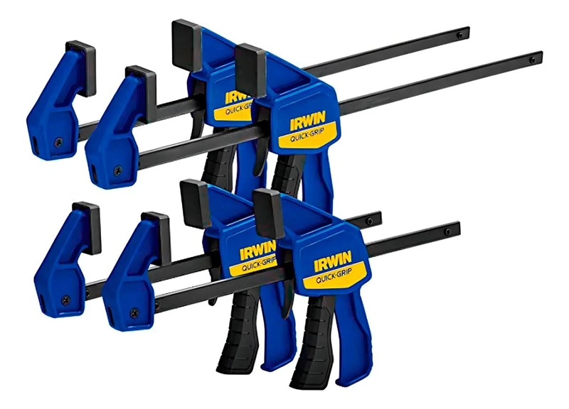 SET DE 2 PRENSAS DE LIBERACION RAPIDA 6 Y 12 PULGADAS - 3