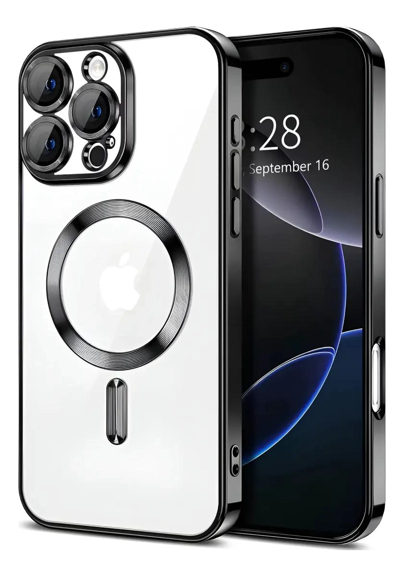 GENÉRICO CARCASA PARA IPHONE CON MAGSAFE Y PROTECTOR DE CAMARA