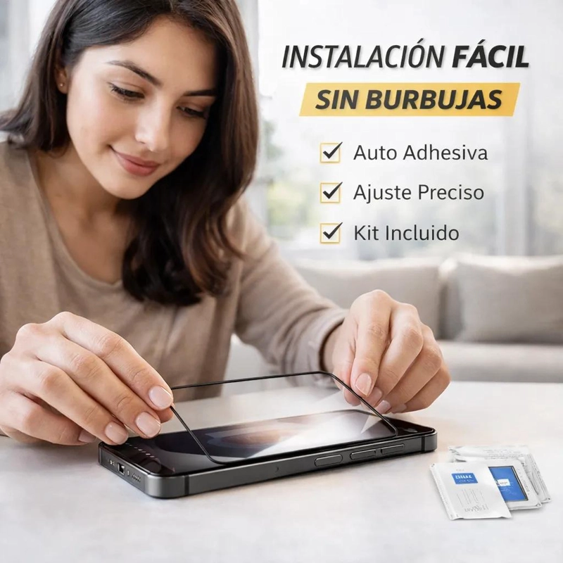 PACK 3 LAMINAS VIDRIO TEMPLADO PARA SAMSUNG S26 ULTRA Y S - 3