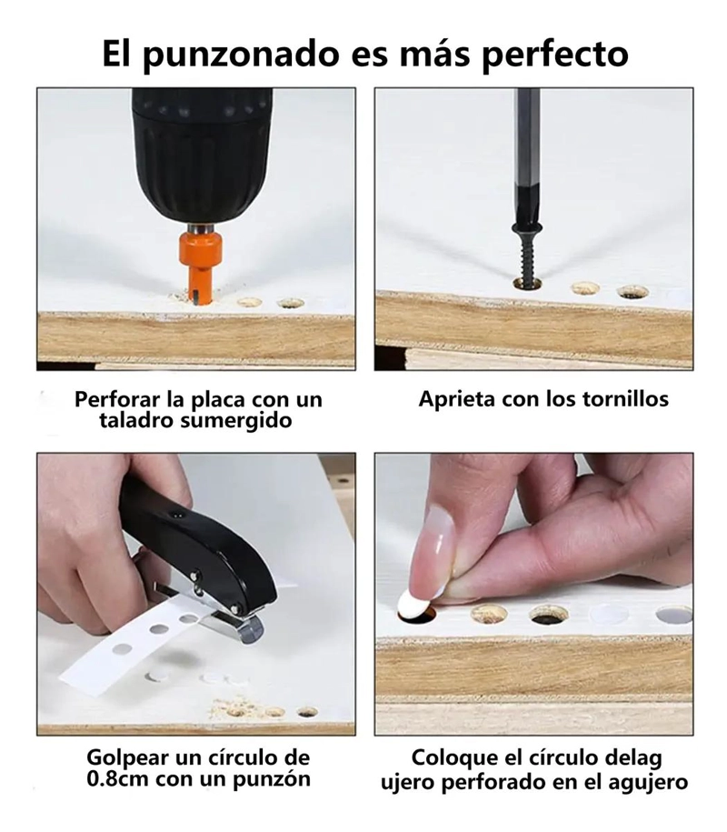 PERFORADORA MANUAL DE PAPEL Y MATERIALES - 7