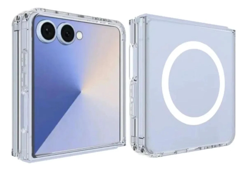 CARCASA TRANSPARENTE PARA SAMSUNG Z FLIP 7 CON LAMINA HID - 3