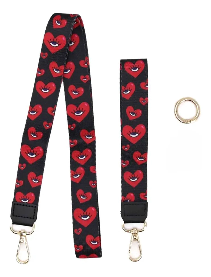 GENÉRICO STRAP COLGANTE UNIVERSAL PARA CELULAR DISEÑO ROJO
