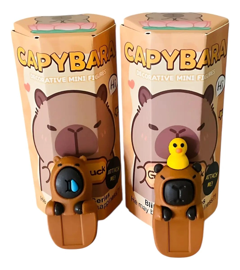 GENÉRICO ADORNO PARA CELULAR SONNY ANGEL CAPYBARA 2 UNIDADES