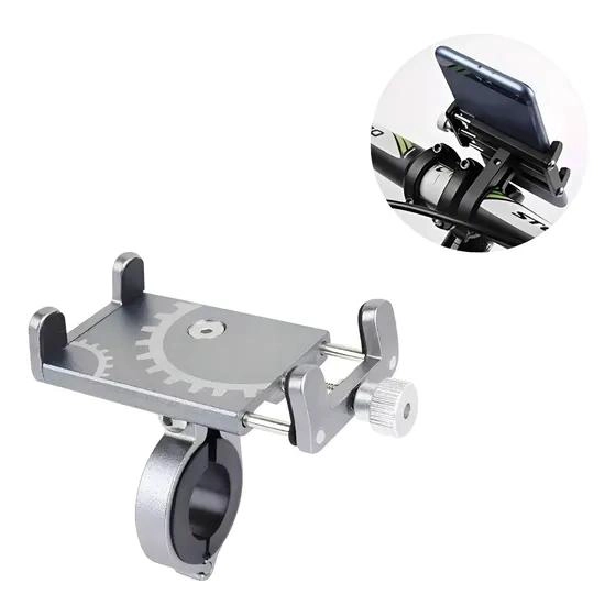 GENÉRICO SOPORTE DE ALUMINIO PARA TELE FONO EN BICICLETA Y MOTO