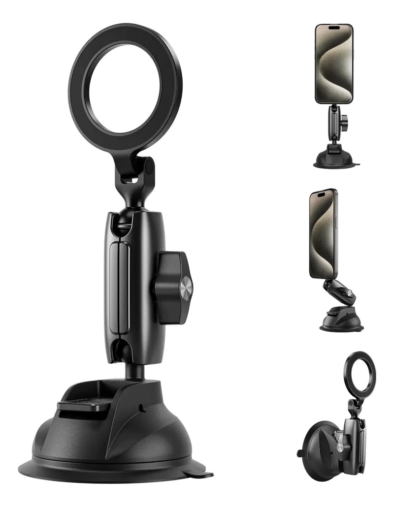 VENTOSA DE ALUMINIO CON GIRO 360° PARA CELULAR - 1