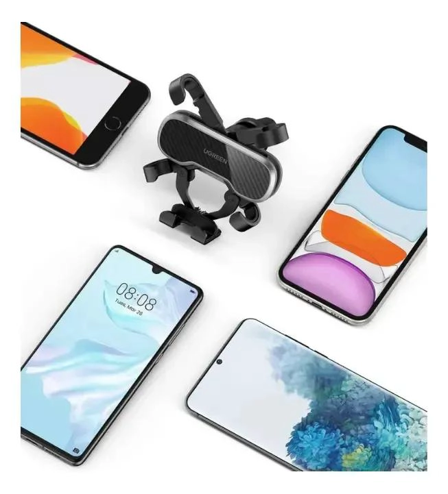 SOPORTE PARA SMARTPHONE DE AUTO EN NEGRO - 4