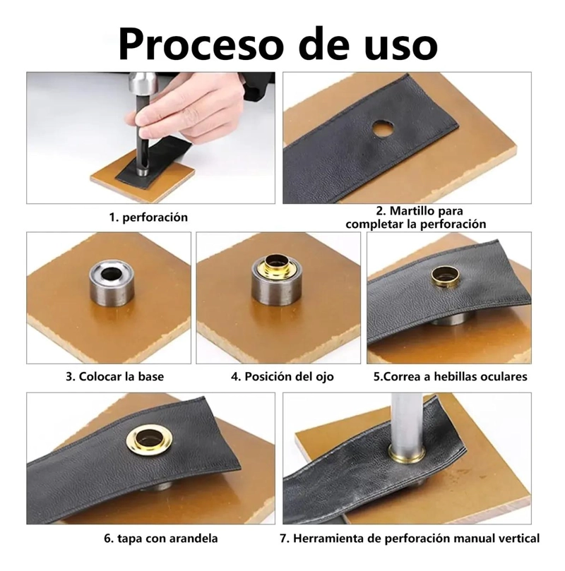 OJALES METALICOS PARA MANUALIDADES Y COSTURA - 5