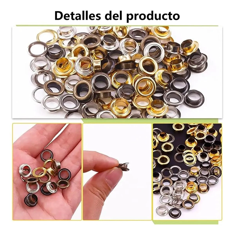 OJALES METALICOS PARA MANUALIDADES Y COSTURA - 9