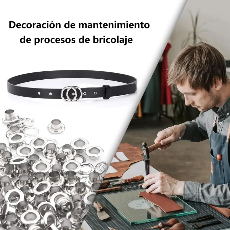 OJALES METALICOS PARA MANUALIDADES Y COSTURA - 10