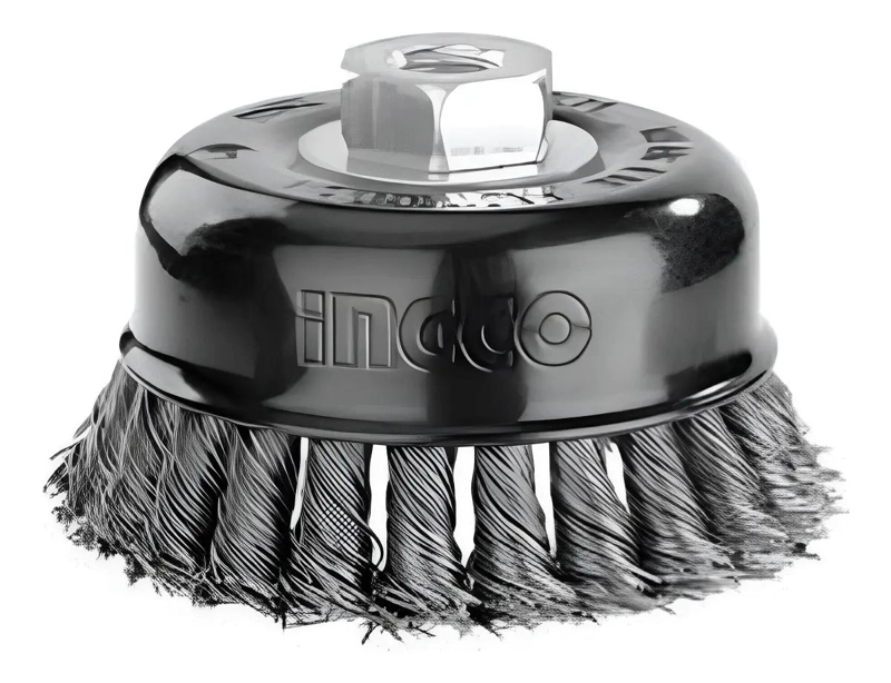CEPILLO ACERO ANTIVIBRACION COPA TRENZADO - 1
