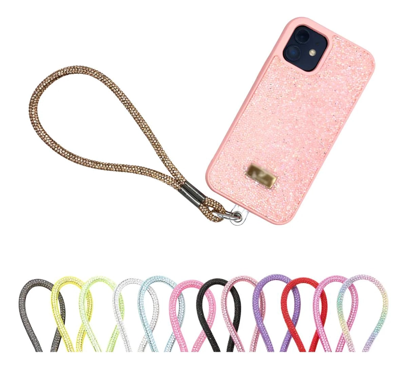 STRAP COLGANTE UNIVERSAL PARA TELE FONO CON DIAMANTES 18CM - 3