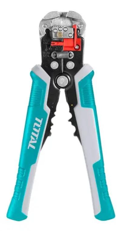 PINZA CRIMPEADORA Y PELA CABLES CON DETECTOR DE VOLTAJE - 1