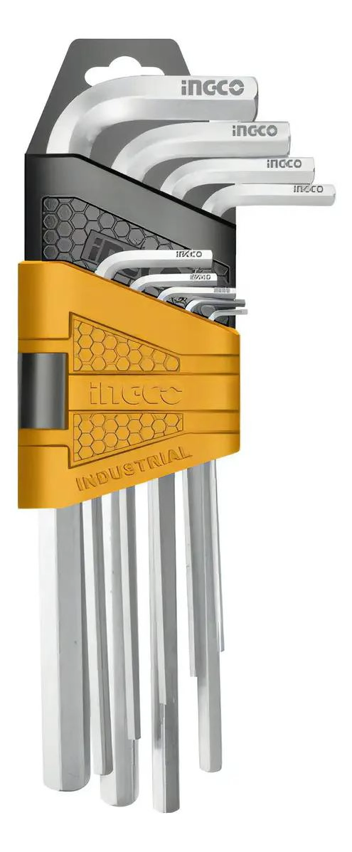 JUEGO DE 9 LLAVES ALLEN CROMO VANADIO 1.5 A 10MM - 1