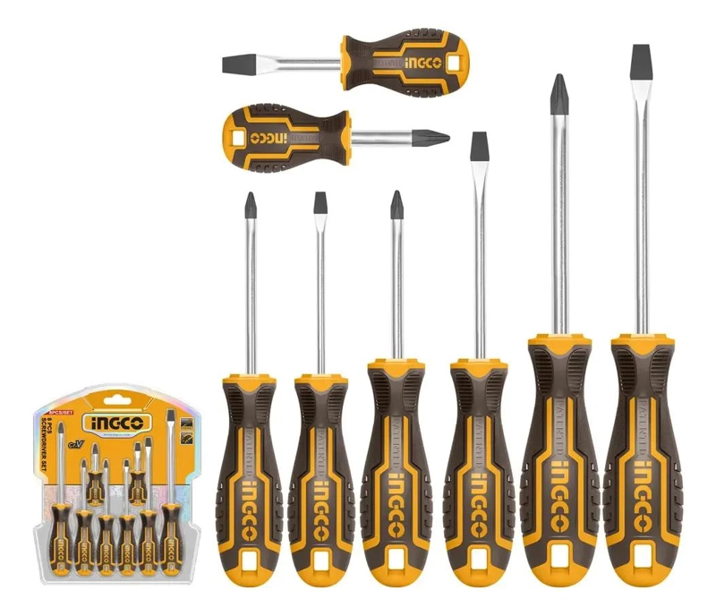 SET DE 8 DESTORNILLADORES INDUSTRIALES PH Y SL - 2