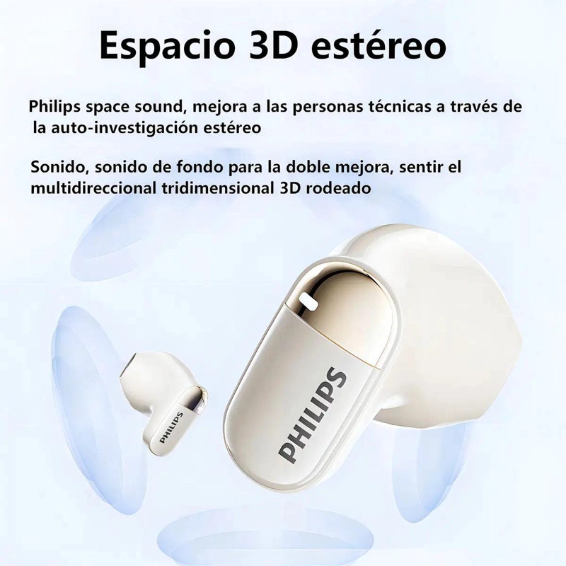 AURICULARES INALAMBRICOS BLUETOOTH COLOR NEGRO - 2