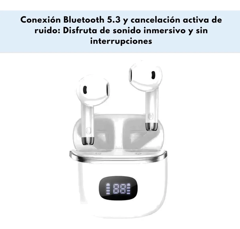 AUDIFONOS IN EAR BLUETOOTH NEGRO TWS EQ1 - 4