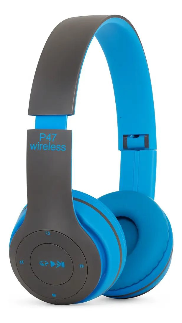 AUDIFONOS INALAMBRICOS BLUETOOTH P47 CON RADIO Y MICROSD - 2