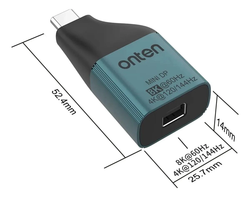 ADAPTADOR USB-C A MINI DISPLAYPORT 8K 60HZ - 3