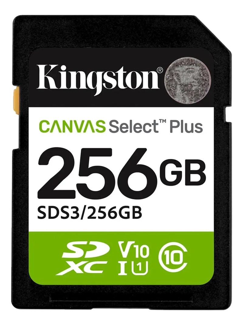 MEMORIA SD 256GB CANVAS SELECT PLUS U1 V10 150MB/S - 1