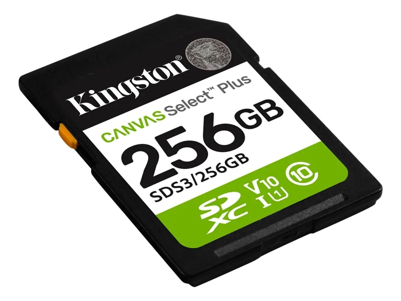 MEMORIA SD 256GB CANVAS SELECT PLUS U1 V10 150MB/S - 2