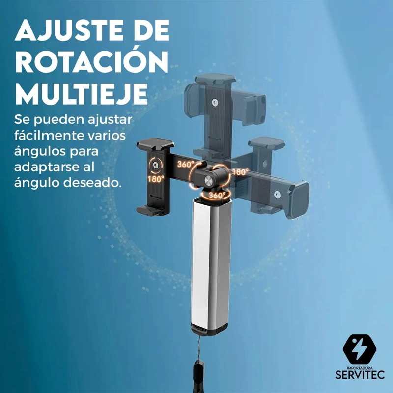 SOPORTE PORTATIL PARA CELULAR PLEGABLE 360° - 4