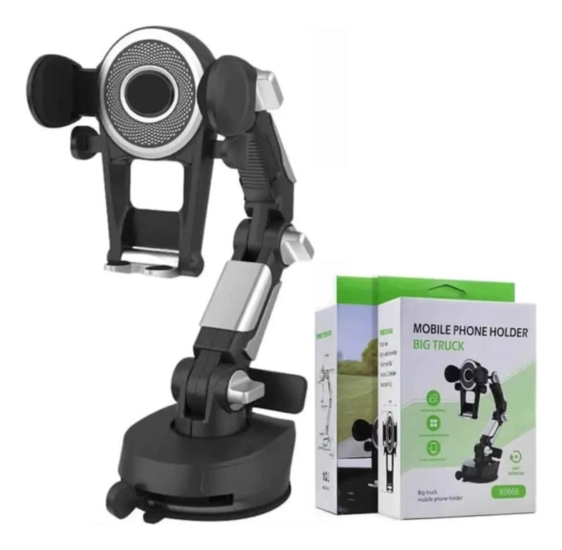 GENÉRICO SOPORTE UNIVERSAL PARA CELULAR DE AUTO CON VENTOSA 360°