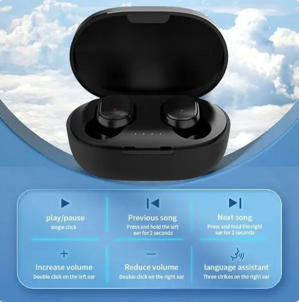 AURICULARES BLUETOOTH INALAMBRICOS IN-EAR ROSA - 4