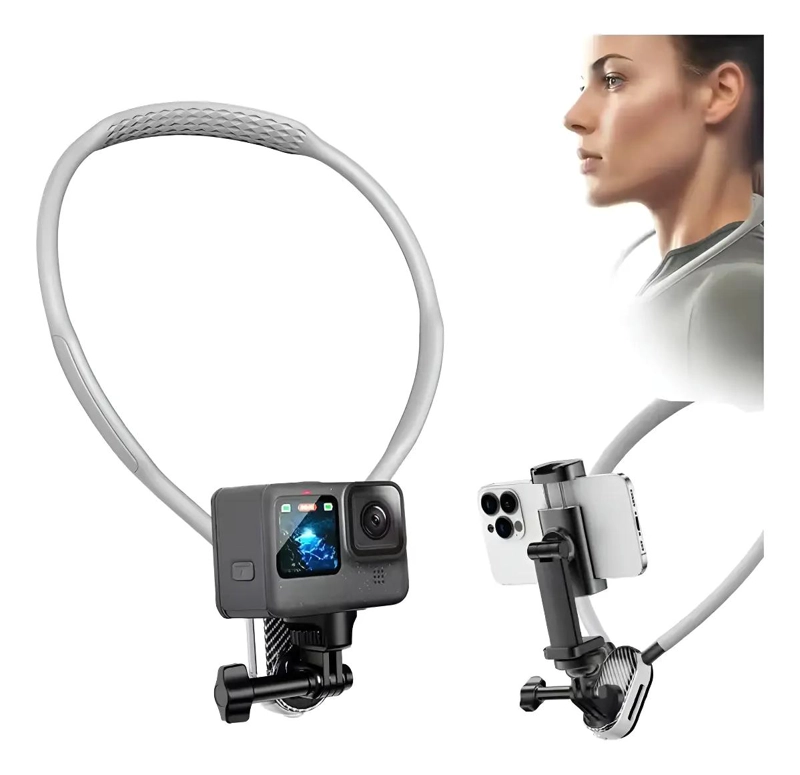 SOPORTE FIJO PARA TELE FONO MOVIL CON CORREA PARA EXTERIOR - 1