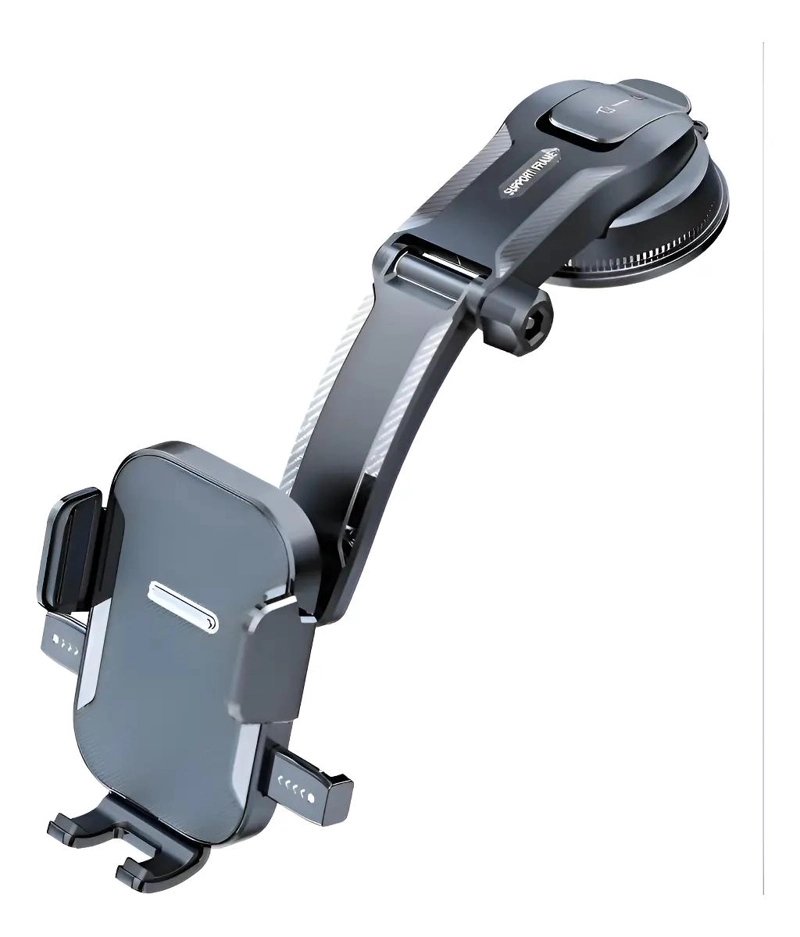 GENÉRICO SOPORTE PARA TELE FONO DE COCHE 360° NEGRO