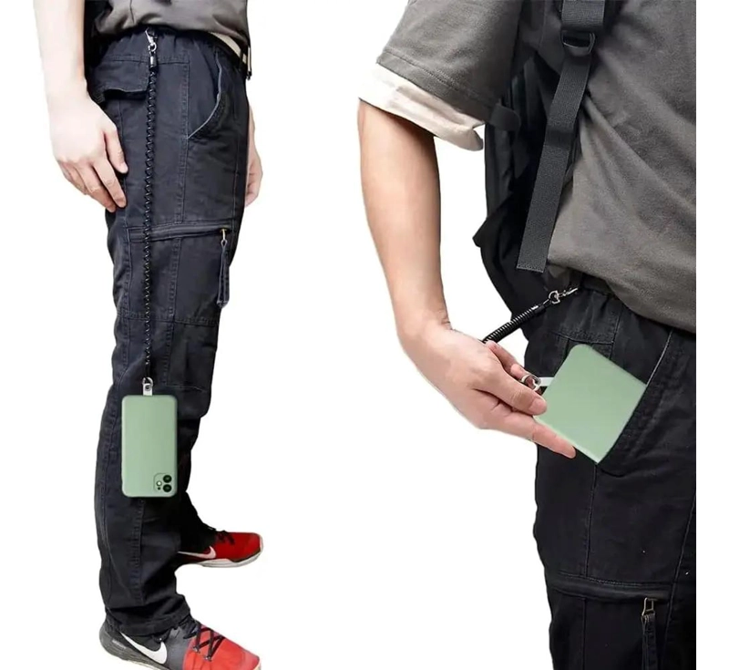 CORREA DE SEGURIDAD ELASTICADA PARA CELULAR ANTIRROBO - 2