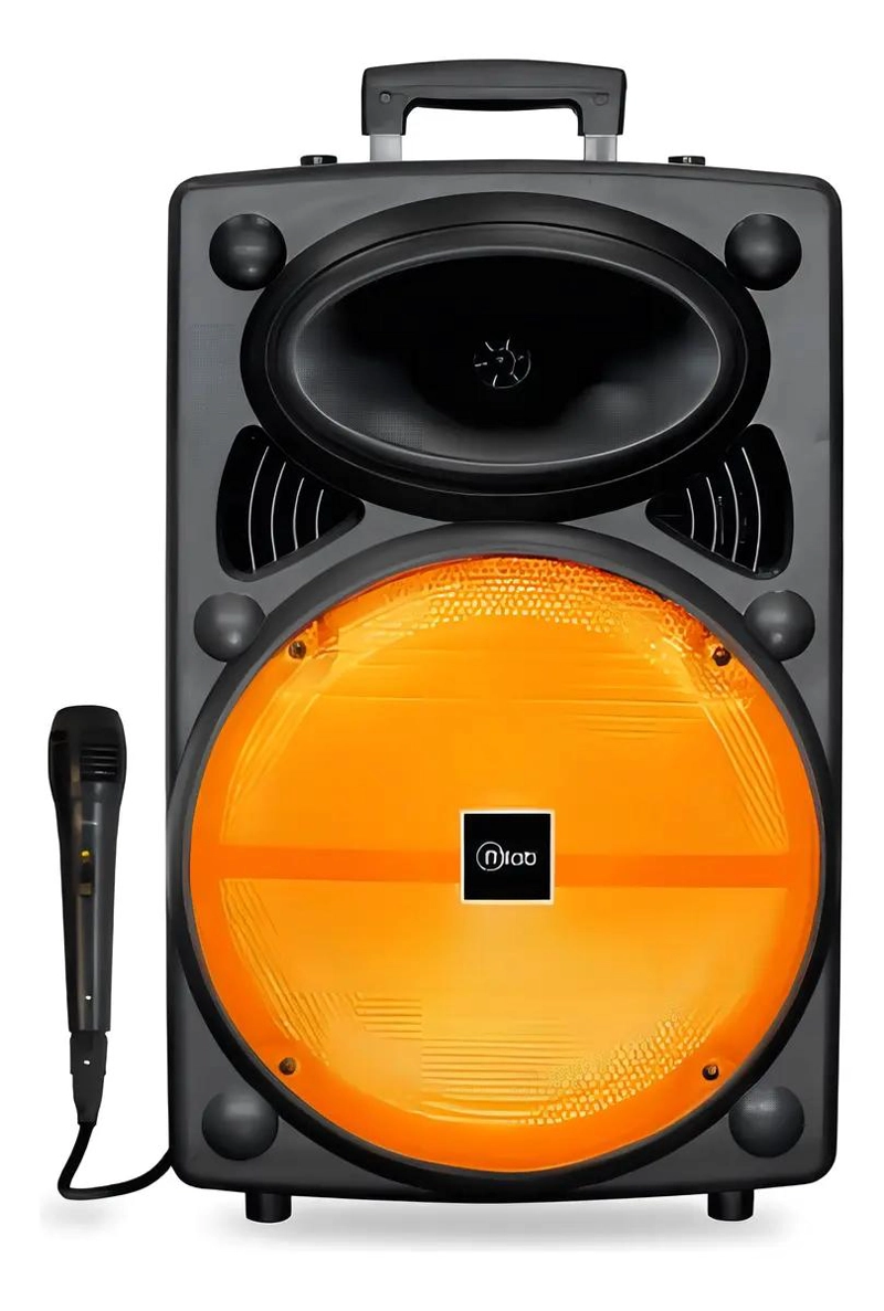 GENÉRICO PARLANTE BLUETOOTH 12 PULGADAS COLOR NARANJA