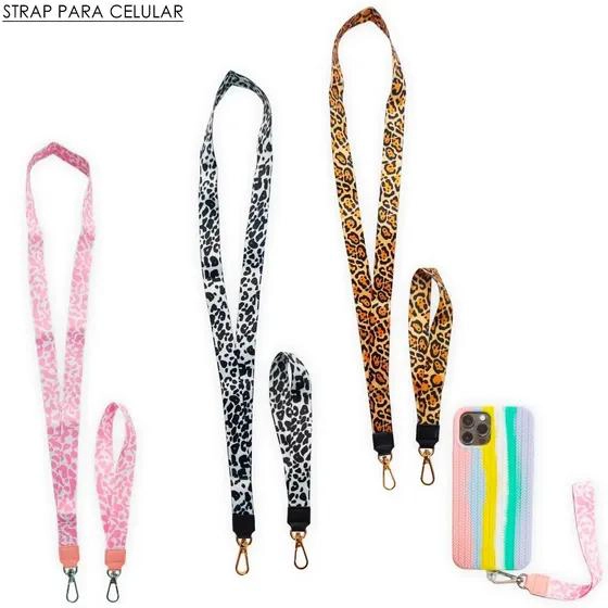 GENÉRICO COLGANTE UNIVERSAL PARA CELULAR CON ESTAMPADO ANIMAL