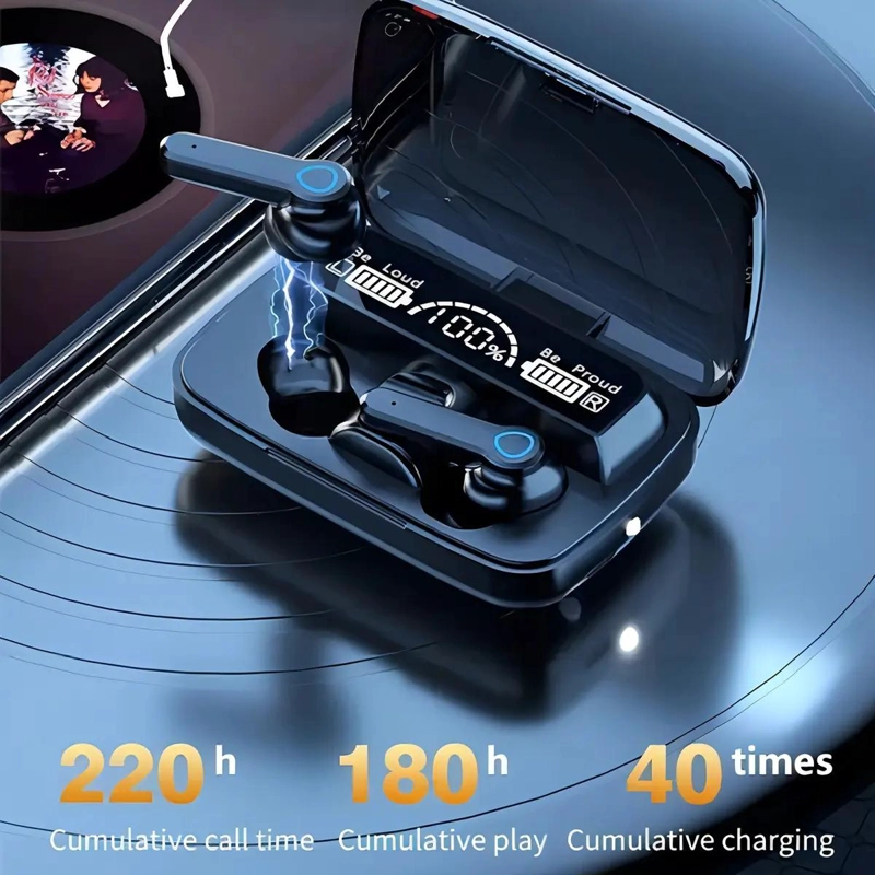 AUDIFONOS IN-EAR INALAMBRICOS BLUETOOTH M19 - 1