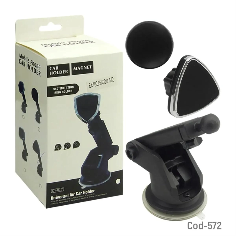 SOPORTE PORTACELULAR AUTO BRAZO EXTENSIBLE 360° CON IMAN - 1