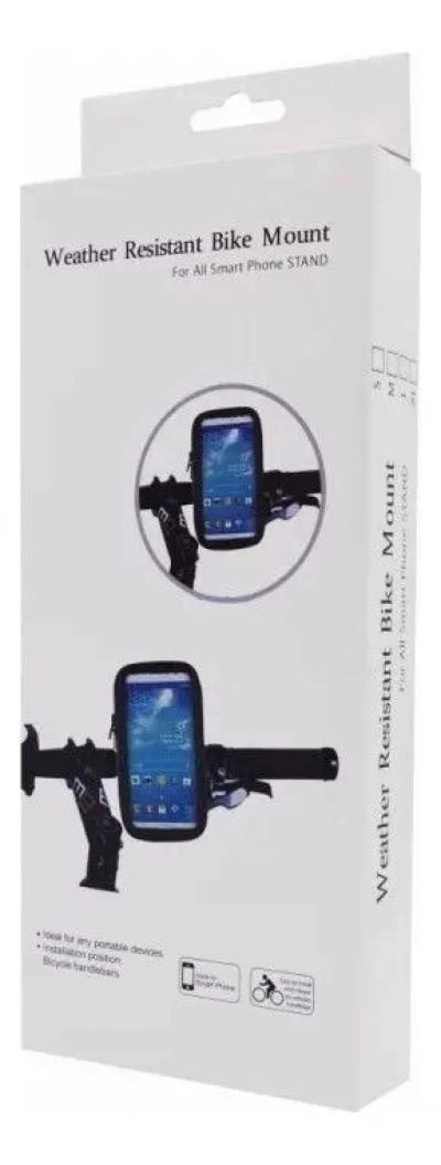 SOPORTE IMPERMEABLE PARA CELULAR EN BICICLETA Y MOTO - 2