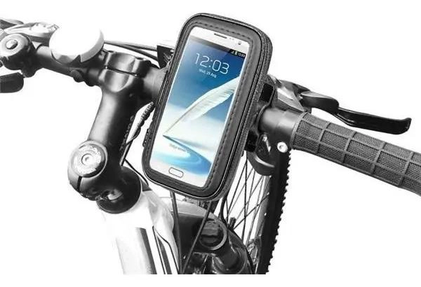 SOPORTE IMPERMEABLE PARA CELULAR EN BICICLETA Y MOTO - 4